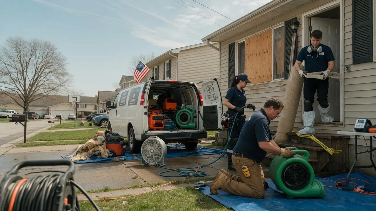 Water Damage Restoration in Dedham, IA near me